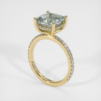 5.04 Ct. Sapphire Ring, 14K Yellow Gold 2