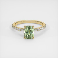 1.66 Ct. Sapphire Ring, 14K Yellow Gold 1