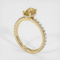 1.06 Ct. Sapphire Ring, 14K Yellow Gold 2