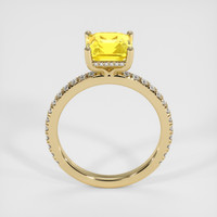 3.17 Ct. Sapphire Ring, 14K Yellow Gold 3