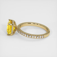 3.17 Ct. Sapphire Ring, 14K Yellow Gold 4