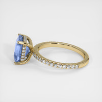 4.06 Ct. Sapphire Ring, 18K Yellow Gold 4