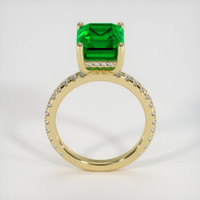 3.53 Ct. Emerald Ring, 18K Yellow Gold 3