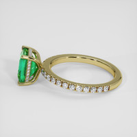 1.68 Ct. Emerald Ring, 18K Yellow Gold 4