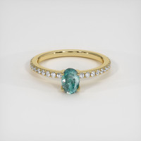 0.57 Ct. Gemstone Ring, 18K Yellow Gold 1