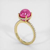 7.60 Ct. Ruby Ring, 18K Yellow Gold 2