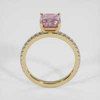 2.89 Ct. Purplish Pink Sapphire Ring, 18K Yellow Gold 3