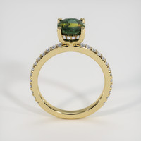 2.55 Ct. Bi Color Sapphire Ring, 18K Yellow Gold 3
