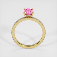 2.03 Ct. Pink Sapphire Ring, 18K Yellow Gold 3