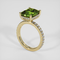 5.26 Ct. Bi Color Sapphire Ring, 18K Yellow Gold 2