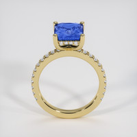 3.26 Ct. Blue Sapphire Ring, 18K Yellow Gold 3