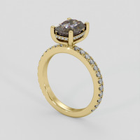1.78 Ct. Bi Color Sapphire Ring, 18K Yellow Gold 2