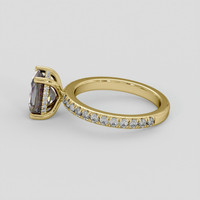 1.78 Ct. Bi Color Sapphire Ring, 18K Yellow Gold 4