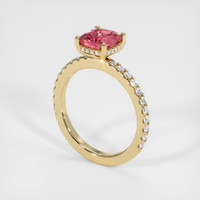 1.61 Ct. Sapphire Ring, 18K Yellow Gold 2