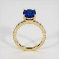 3.83 Ct. Sapphire Ring, 18K Yellow Gold 3