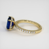 3.83 Ct. Sapphire Ring, 18K Yellow Gold 4