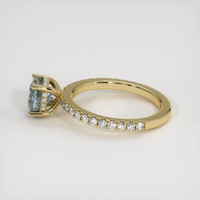 1.32 Ct. Sapphire Ring, 18K Yellow Gold 4