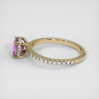 1.03 Ct. Sapphire Ring, 18K Yellow Gold 4