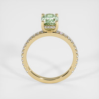 1.66 Ct. Green Sapphire Ring, 18K Yellow Gold 3