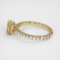 1.06 Ct. Yellow Sapphire Ring, 18K Yellow Gold 4