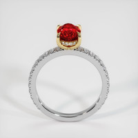 Ruby Ring 1.07 Ct. 14K Yellow White Preview