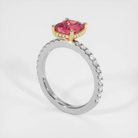 1.61 Ct. Sapphire Ring, 14K Yellow & White 2