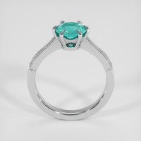 1.03 Ct. Emerald Ring, Silver 3