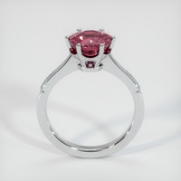 1.80 Ct. Reddish Pink Sapphire Ring, 14K White Gold 3