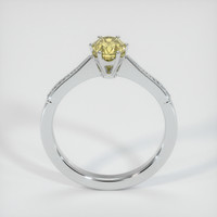 1.07 Ct. Yellow Sapphire Ring, 14K White Gold 3
