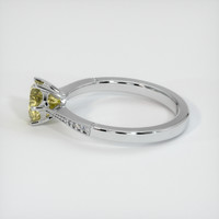 1.07 Ct. Yellow Sapphire Ring, 14K White Gold 4