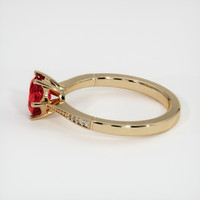 1.45 Ct. Ruby Ring, 10K Yellow Gold 4