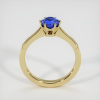 1.08 Ct. Blue Sapphire Ring, 14K Yellow Gold 3