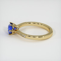 1.08 Ct. Blue Sapphire Ring, 14K Yellow Gold 4