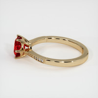 1.34 Ct. Ruby Ring, 14K Yellow Gold 3