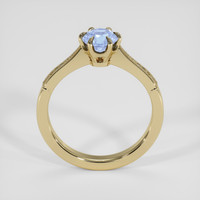 1.02 Ct. Blue Sapphire Ring, 14K Yellow Gold 3