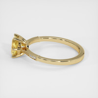 0.85 Ct. Yellow Sapphire Ring, 14K Yellow Gold 4