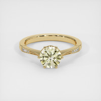 1.19 Ct. Yellow Sapphire Ring, 14K Yellow Gold 1