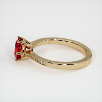 1.45 Ct. Ruby Ring, 18K Yellow Gold 4