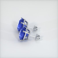 <span>8.74</span>&nbsp;<span class="tooltip-light">Ct.Tw.<span class="tooltiptext">Total Carat Weight</span></span> Sapphire Earrings, Platinum 950 2