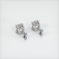 <span>4.25</span>&nbsp;<span class="tooltip-light">Ct.Tw.<span class="tooltiptext">Total Carat Weight</span></span> Sapphire Earrings, Platinum 950 4