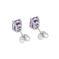 1.91 Ct.Tw. Purple Sapphire Earrings, Platinum 950 4