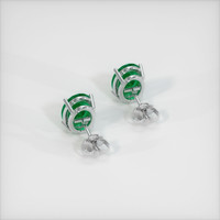 Emerald Earrings 3.00 Ct.Tw.Total Carat Weight, Platinum 950 Preview
