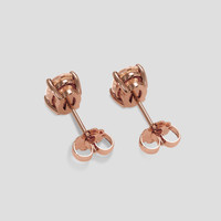 <span>2.02</span>&nbsp;<span class="tooltip-light">Ct.Tw.<span class="tooltiptext">Total Carat Weight</span></span> Padparadscha Sapphire Earrings, 14K Rose Gold 4
