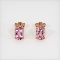 <span>1.12</span>&nbsp;<span class="tooltip-light">Ct.Tw.<span class="tooltiptext">Total Carat Weight</span></span> Gemstone Earrings, 14K Rose Gold 1