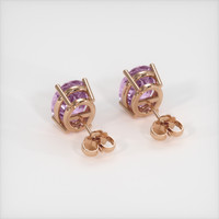 3.48 Ct.Tw. Gemstone Earrings, 14K Rose Gold 4