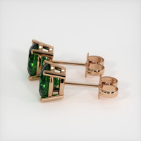 1.46 Ct.Tw. Gemstone Earrings, 14K Rose Gold 3