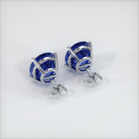 <span>8.74</span>&nbsp;<span class="tooltip-light">Ct.Tw.<span class="tooltiptext">Total Carat Weight</span></span> Sapphire Earrings, 14K White Gold 4