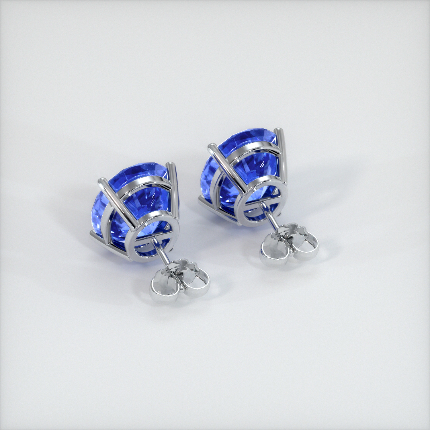 【HYERES LOR】White Moon 14K Sapphire pave earring Designer fashion, Seoul-fully created | W Concept