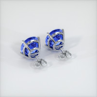 <span>8.74</span>&nbsp;<span class="tooltip-light">Ct.Tw.<span class="tooltiptext">Total Carat Weight</span></span> Sapphire Earrings, 14K White Gold 4