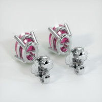 <span>1.28</span>&nbsp;<span class="tooltip-light">Ct.Tw.<span class="tooltiptext">Total Carat Weight</span></span> Sapphire Earrings, 14K White Gold 4